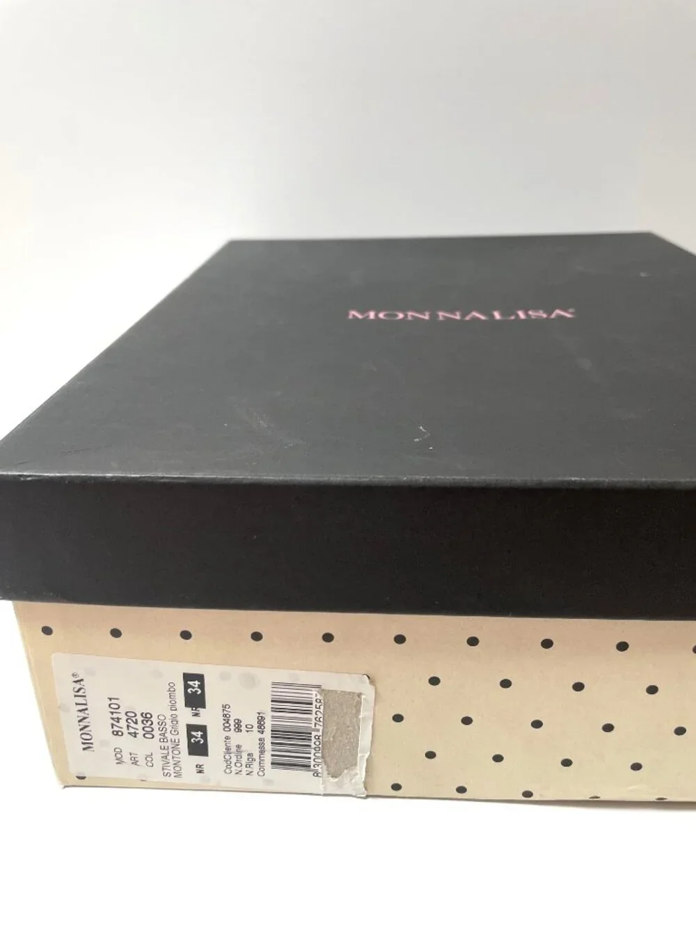 Monnalisa Shearling Tall Boots 34 3 US